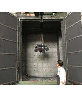 Crawler type shot blasting cleaning machine